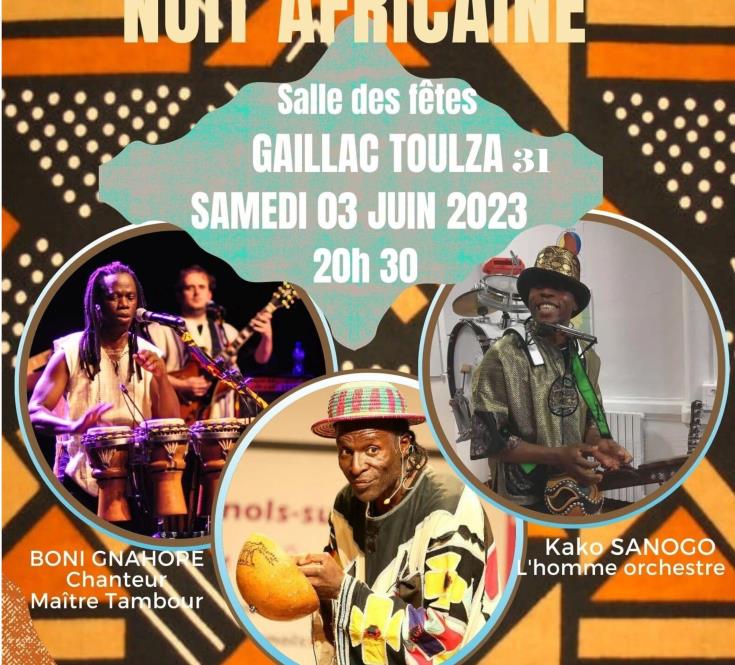 Nuit Africaine à Gaillac Toulza 2023