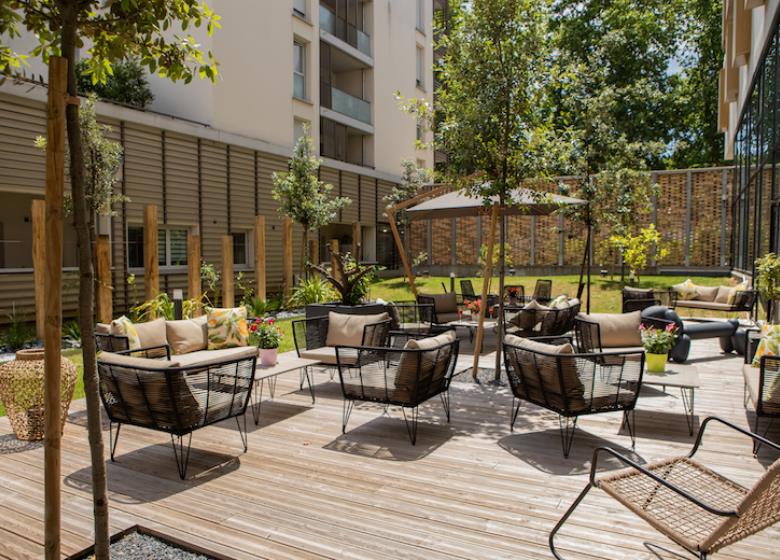 RESIDHOME TOULOUSE PONTS JUMEAUX_ GRANDE TERRASSE