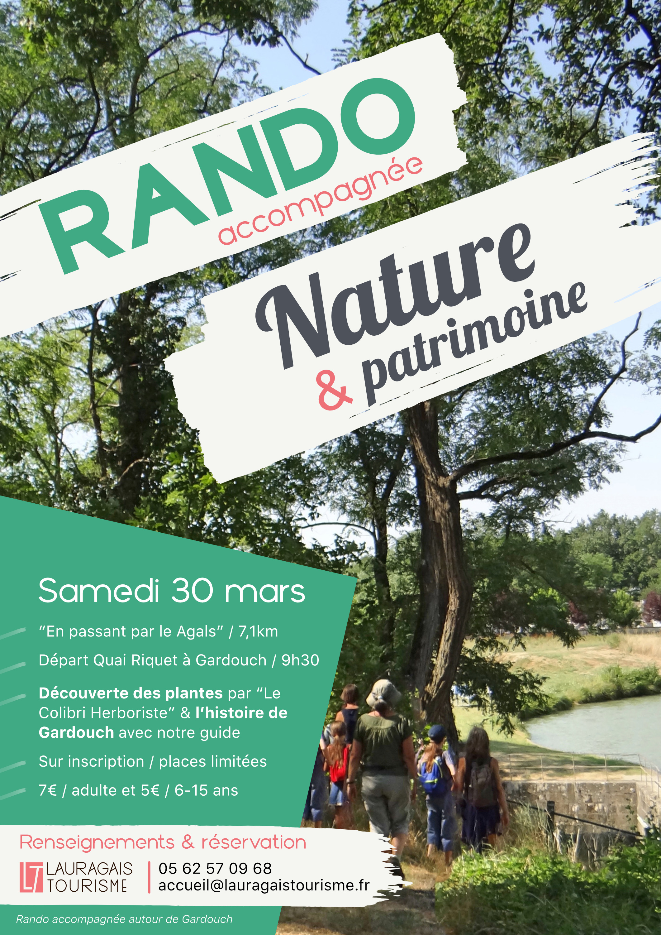 RANDONNEE NATURE & PATRIMOINE A GARDOUCH Le 30 mars 2024