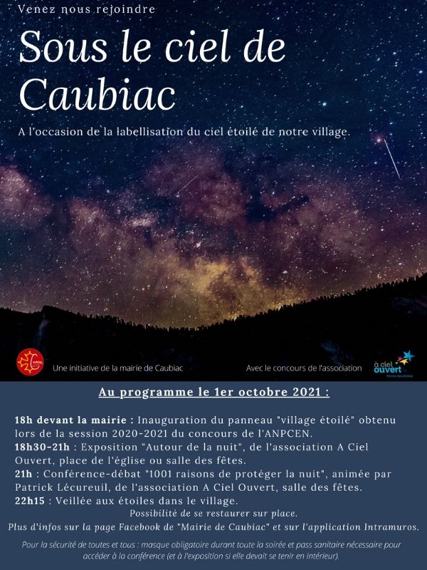 Sous le ciel de caubiac - programme, CAUBIAC