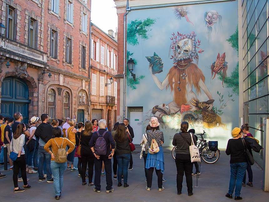 Visiter Toulouse, street art  Miss Van - Miss Van, photo @na_toulouse