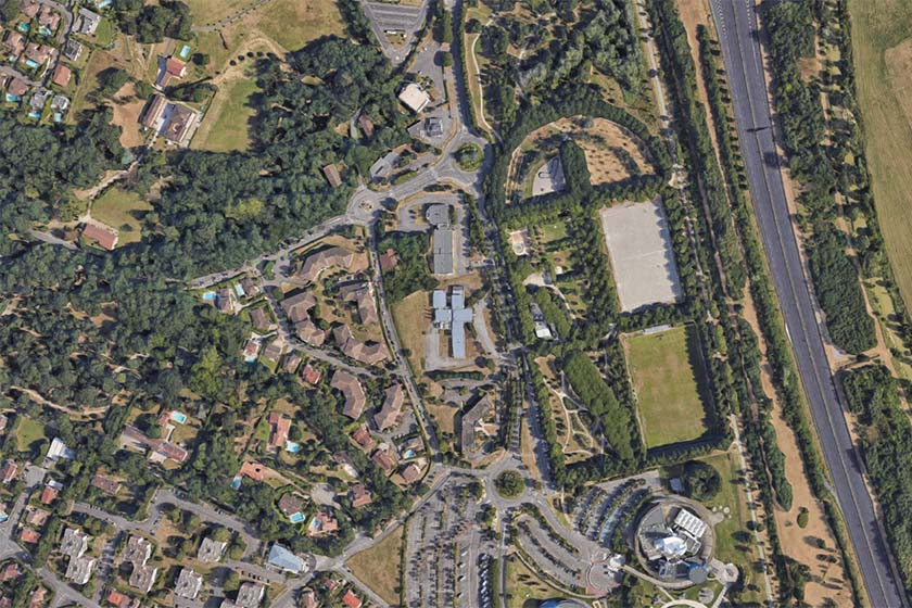 Vue aérienne de Toulouse - © Google maps
