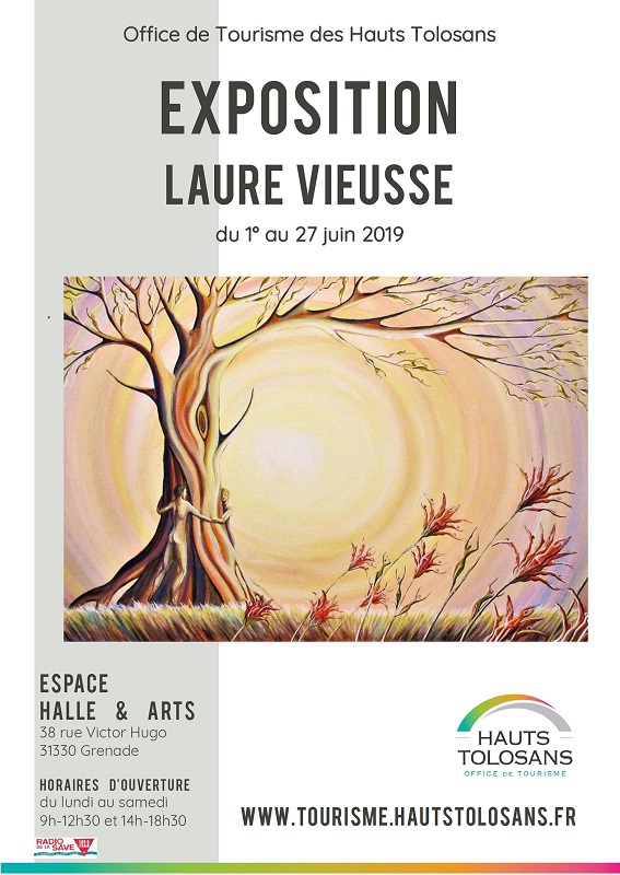 EXPOSITION PEINTURE ET SCULPTURE LAURE VIEUSSE, GRENADE