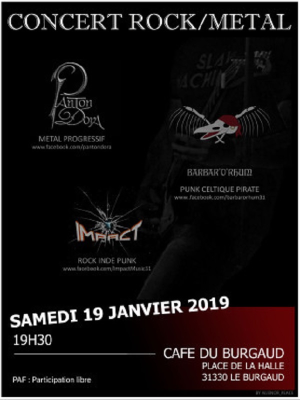 CONCERT ROCK MÉTAL, LE BURGAUD