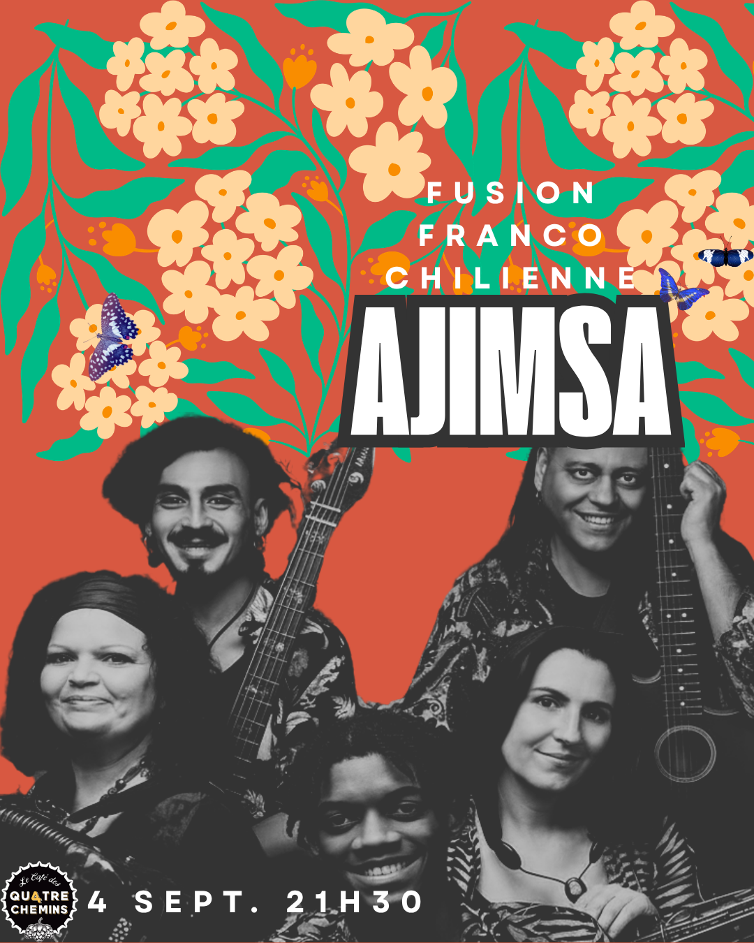 CONCERT "AJIMSA" CAFÉ DES 4 CHEMINS