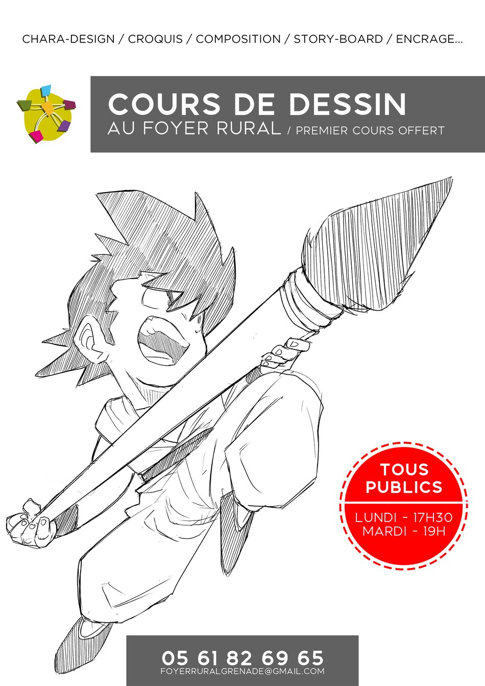 ATELIERS DESSIN ADULTES & MANGAS BD ADOS Du 15 au 29 oct 2024