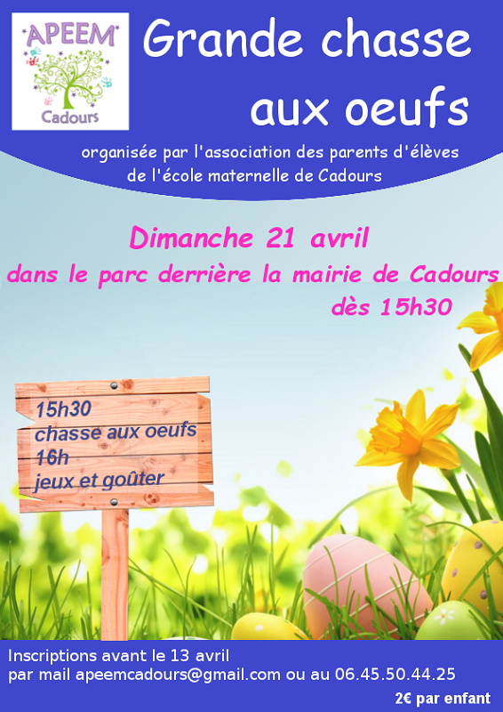 GRANDE CHASSE AUX OEUFS, CADOURS