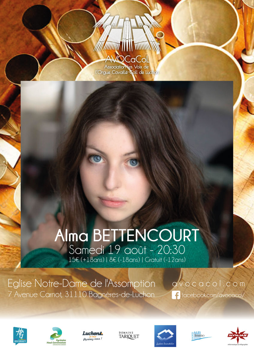 CONCERT D'ORGUE - ALMA BETTENCOURT