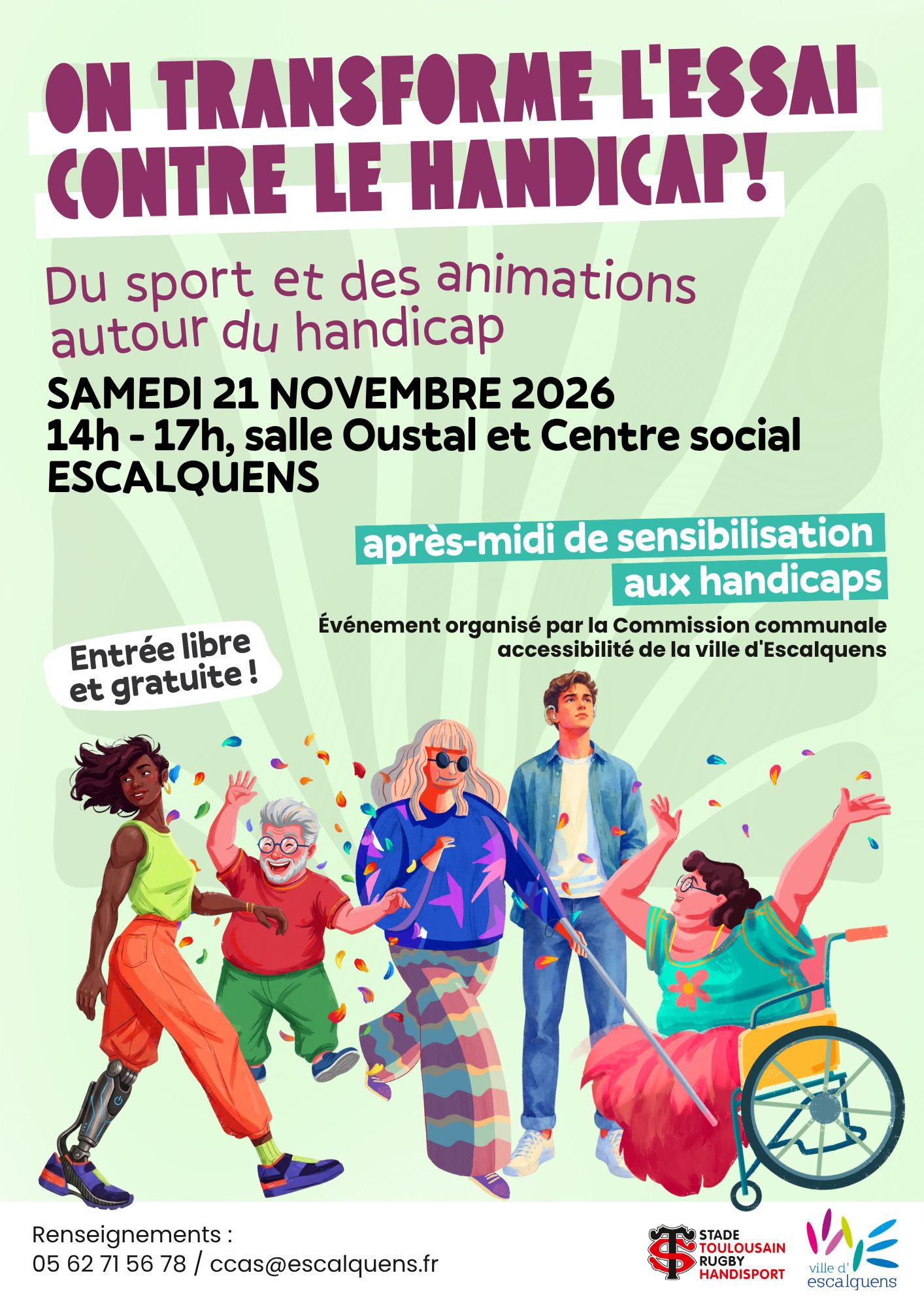 ON TRANSFORME L'ESSAI CONTRE LE HANDICAP !