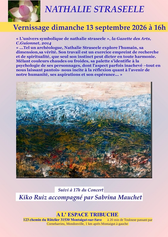 EXPOSITION DE PEINTURES DE NATHALIE STRASEELE