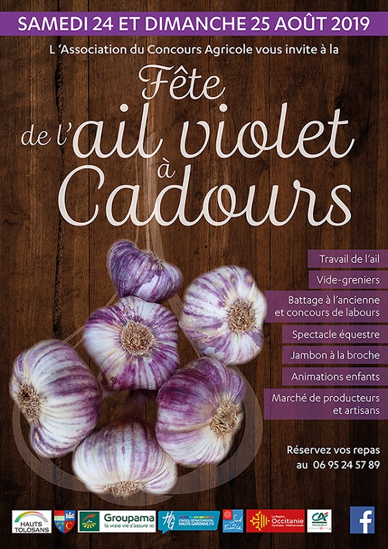 FÊTE DE L'AIL VIOLET, CADOURS