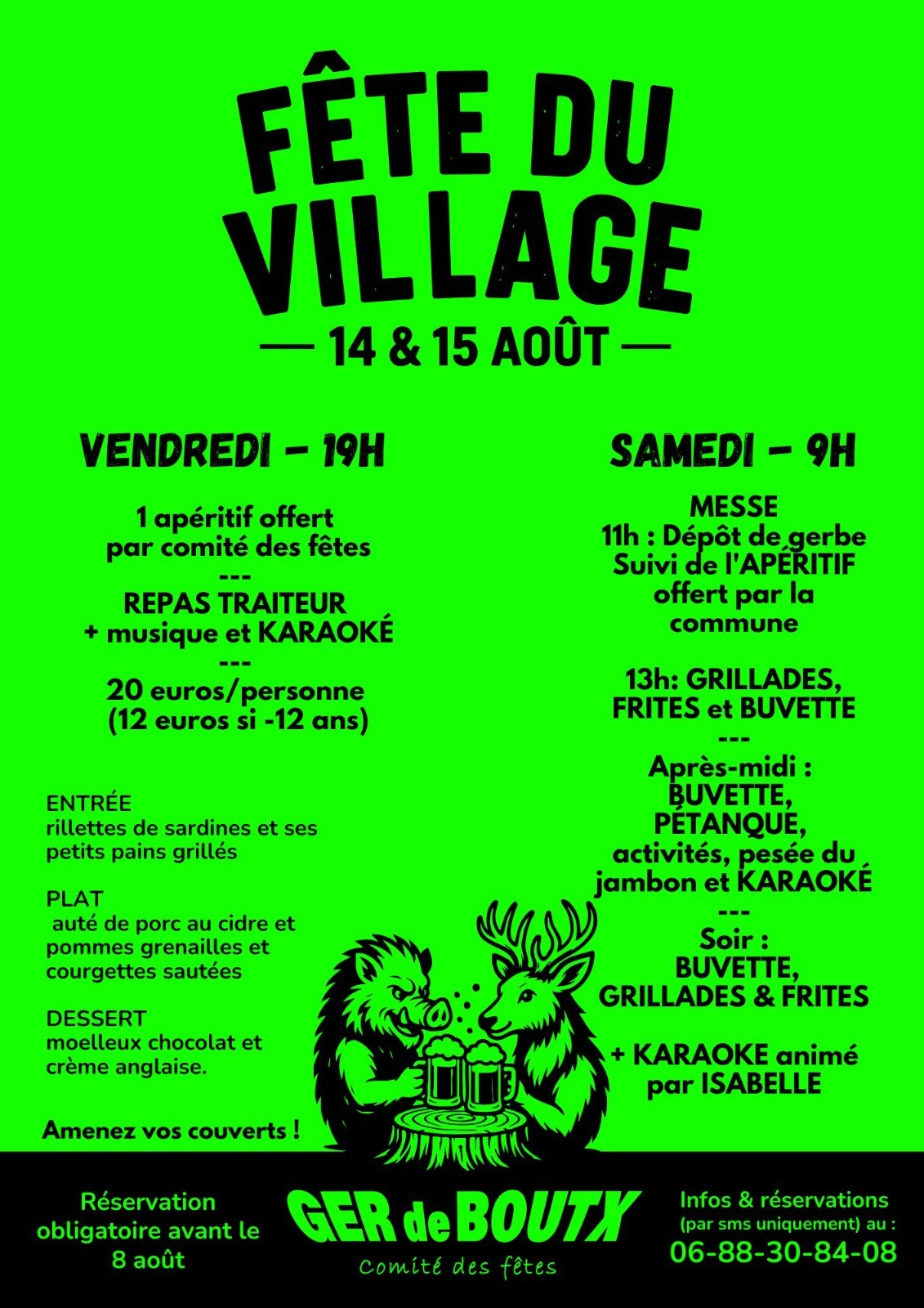 FÊTE LOCALE DE GER DE BOUTX