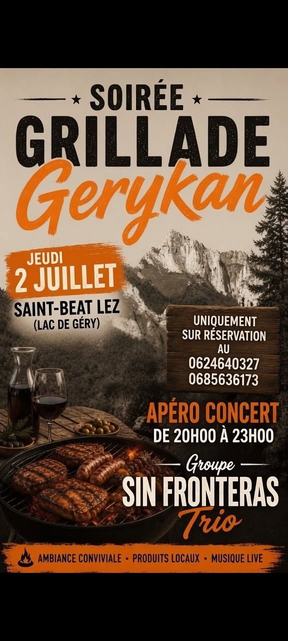 APÉRO CONCERT ET GRILLADES