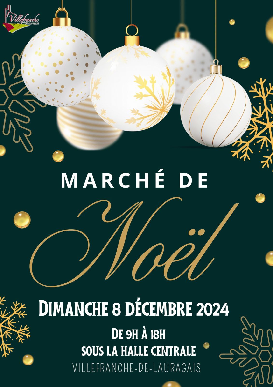 MARCHE DE NOËL DE VILLEFRANCHE DE LAURAGAIS Le 8 déc 2024