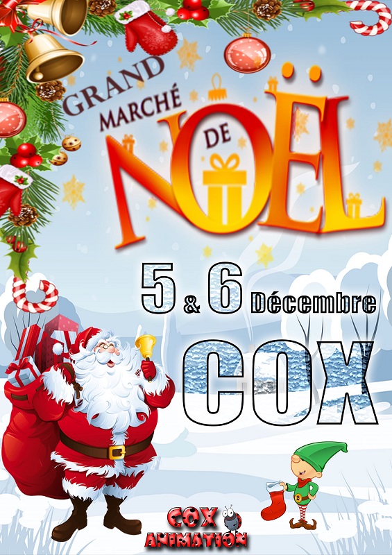 mache noel cox affiche 2020, COX