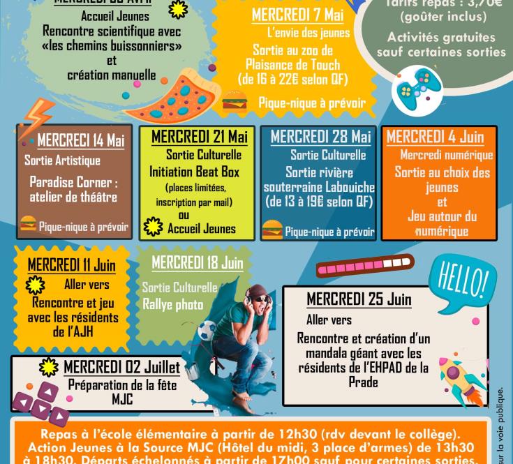 mercredis mai juin 2025