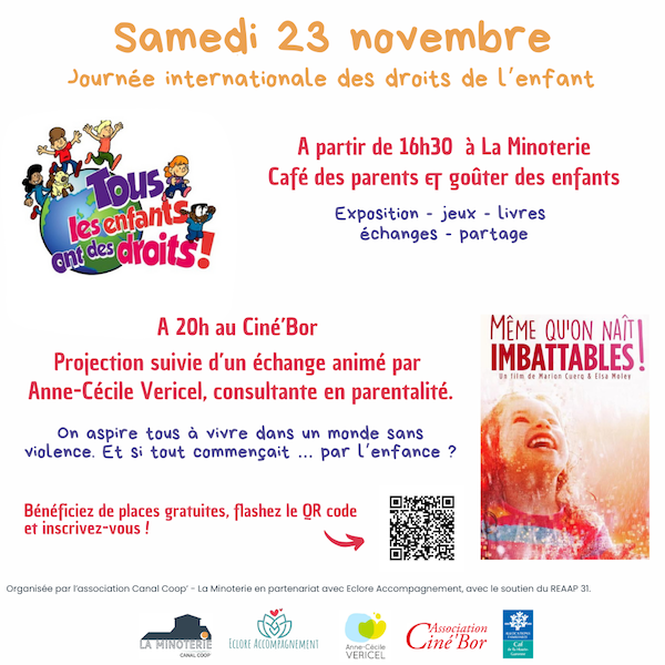 JOURNEE MONDIALE DE L'ENFANCE : RENCONTRES ET CINE-DEBAT