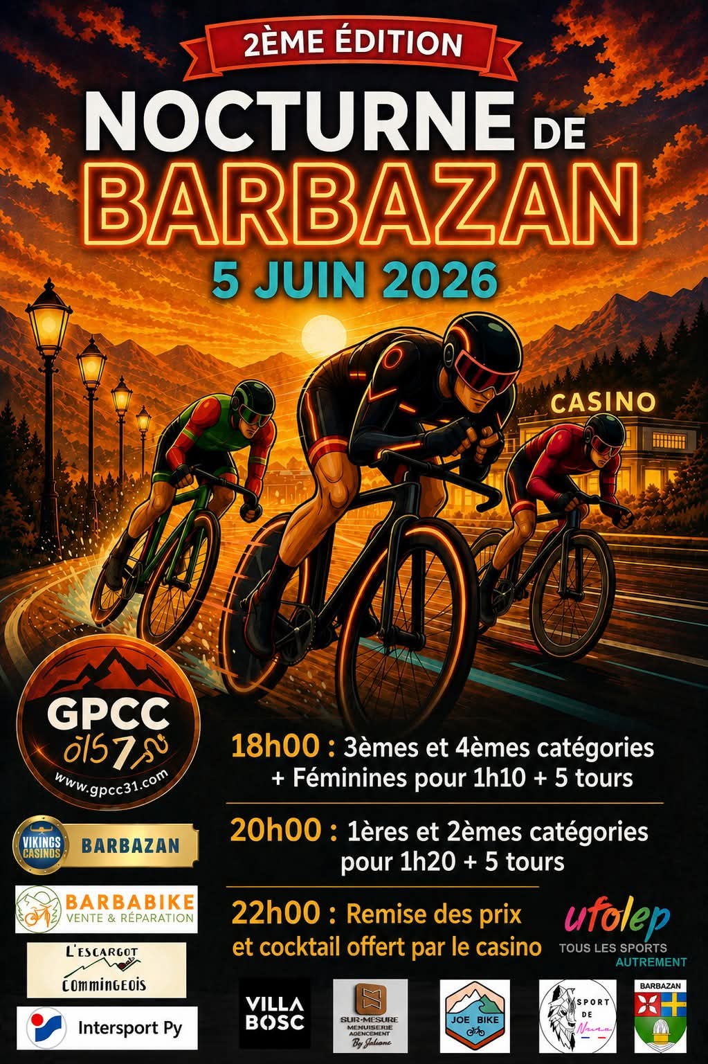 CYCLO NOCTURNE DE BARBAZAN