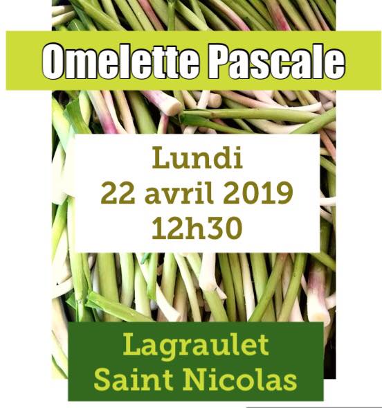 OMELETTE PASCALE, LAGRAULET-SAINT-NICOLAS