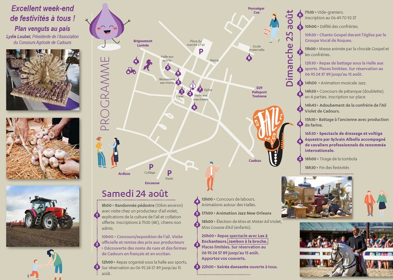 FÊTE DE L'AIL VIOLET, CADOURS