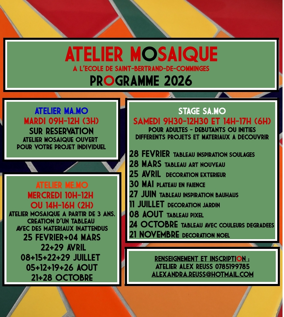 ATELIER MOSAÏQUE ADULTE