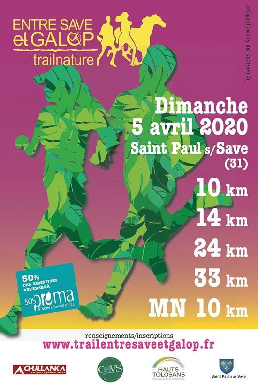 TRAIL NATURE ENTRE SAVE ET GALOP , SAINT-PAUL-SUR-SAVE
