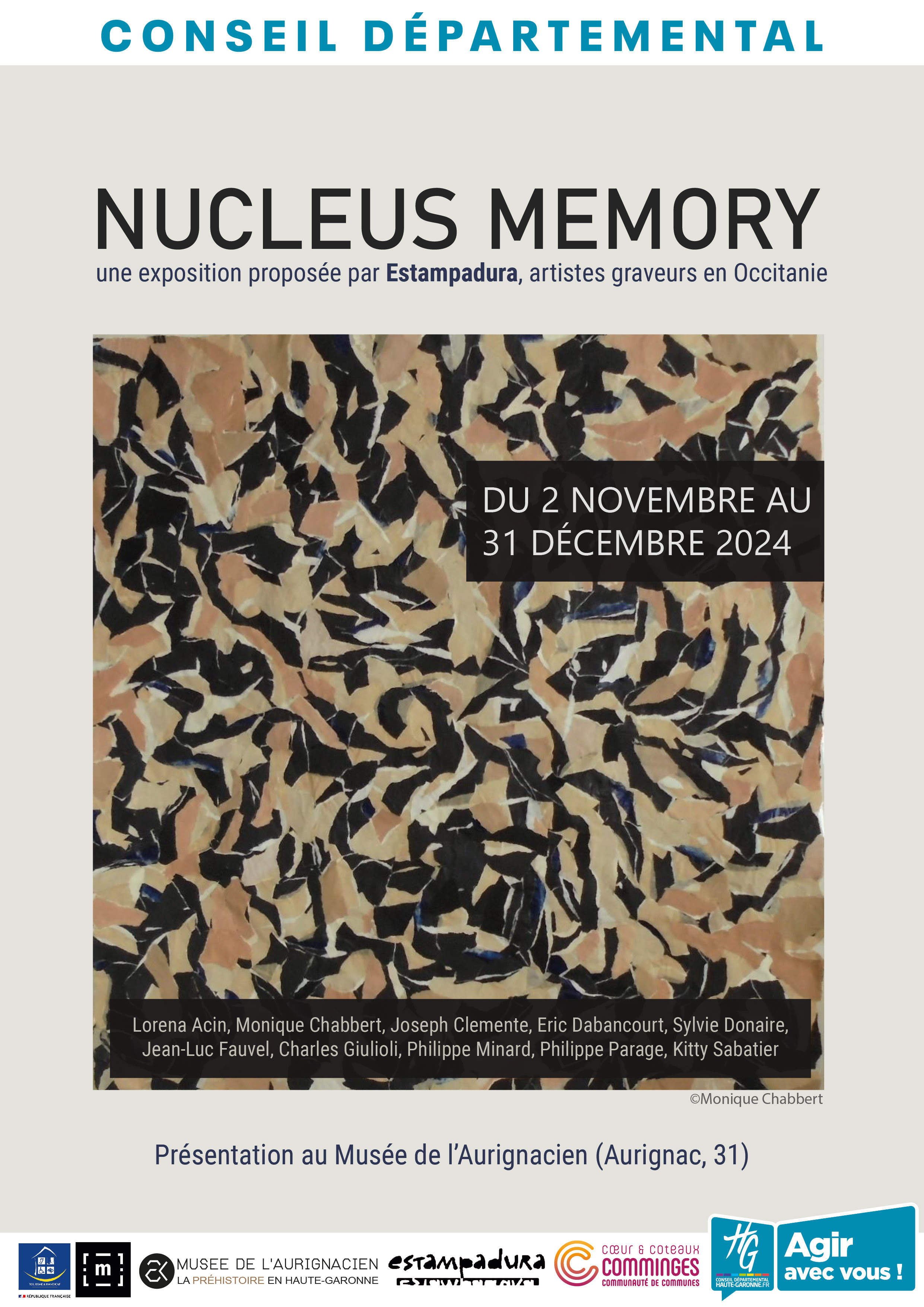 EXPOSITION TEMPORAIRE : NUCLEUS MEMORY Du 25 nov au 31 déc 2024