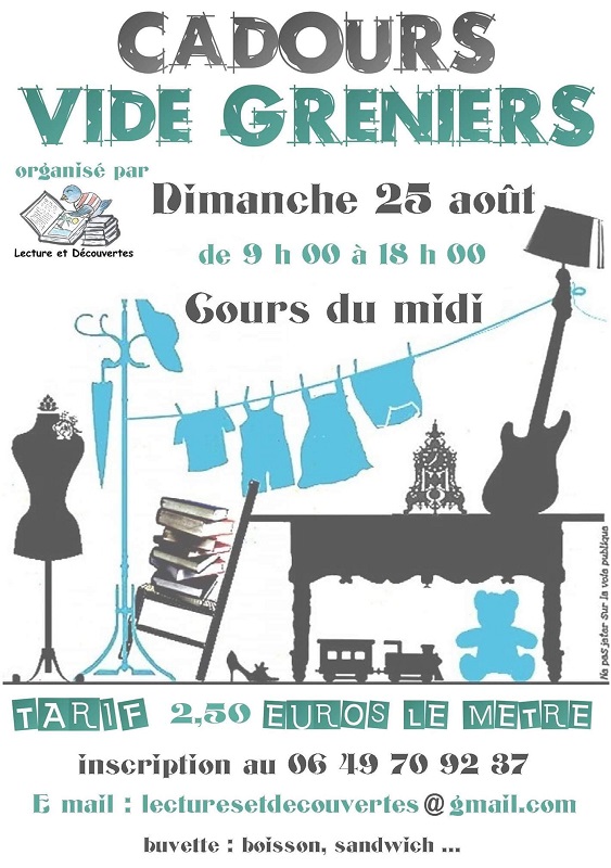 VIDE GRENIERS, CADOURS